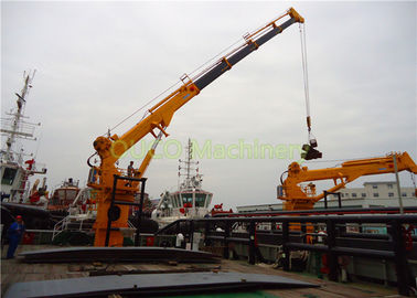 Safety Marine Telescopic Crane 4T 360 Degrees Continually Rotary Running Smoothly