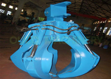 7.5T Orange Peel Grab Electric Hydraulic Type Stalowa struktura Płynna praca